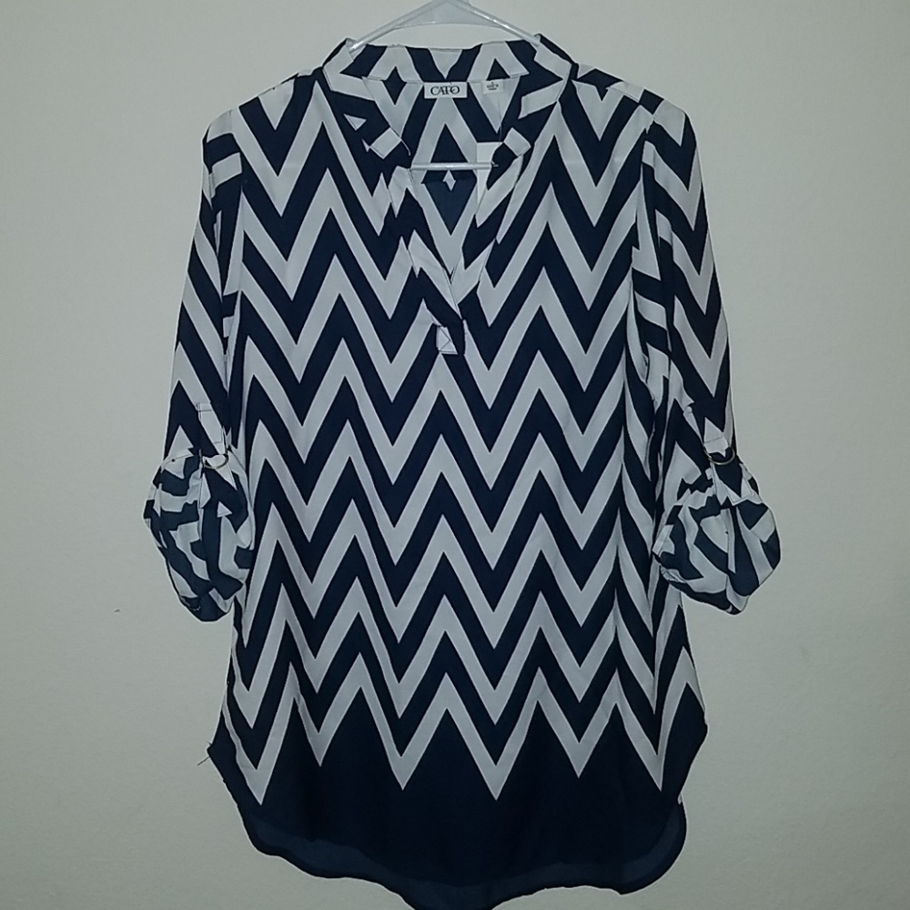 Chevron blouse